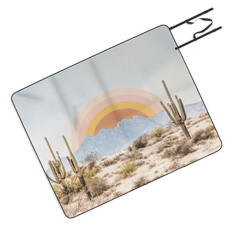 Sisi and Seb Arizona Sun rise Picnic Blanket