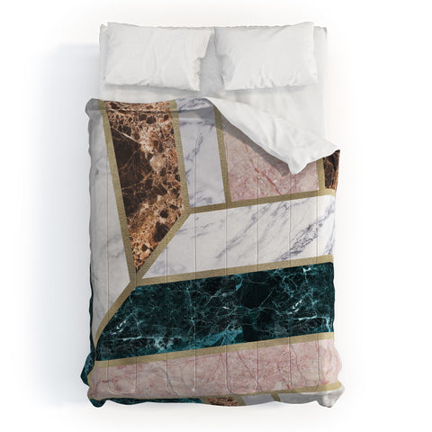 Sisi and Seb art deco moderne Comforter