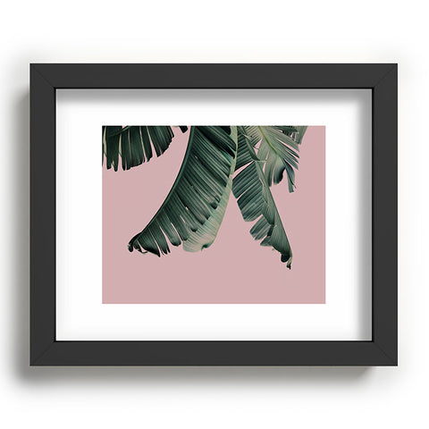 Sisi and Seb Banana Leaf Blush Recessed Framing Rectangle