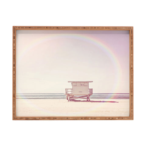 Sisi and Seb Beach Hut Rectangular Tray