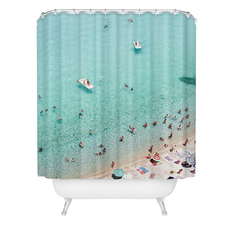 Sisi and Seb Beach People Shower Curtain