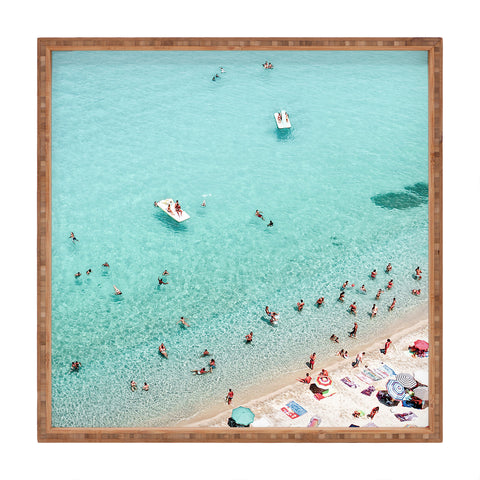 Sisi and Seb Beach People Square Tray