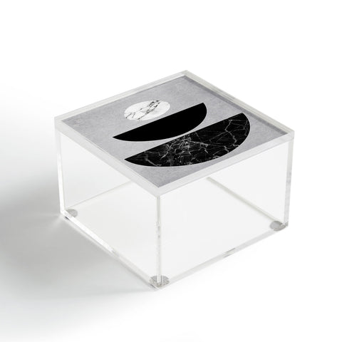 Sisi and Seb Black Half Circles Acrylic Box