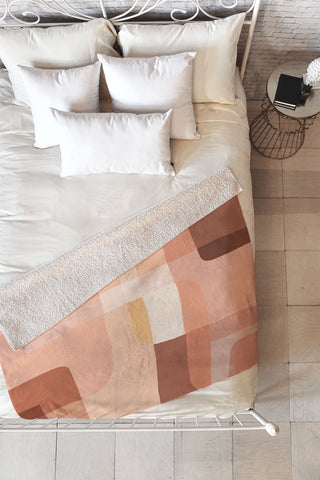 Sisi and Seb Blush Play Fleece Throw Blanket