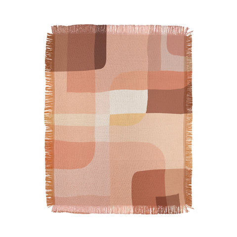 Sisi and Seb Blush Play Throw Blanket