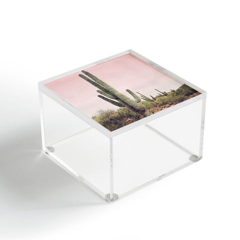 Sisi and Seb Blush Sky Cactus Acrylic Box
