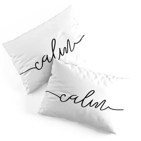 Sisi and Seb Calm Typo Pillow Shams