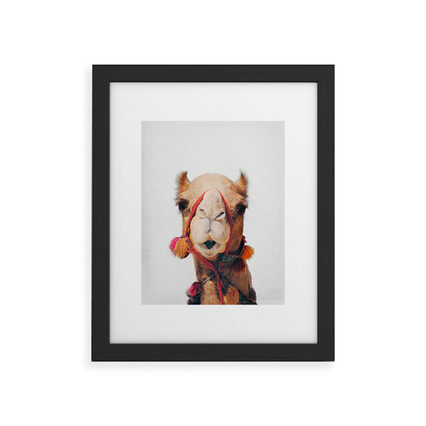 Sisi and Seb Camel Framed Art Print