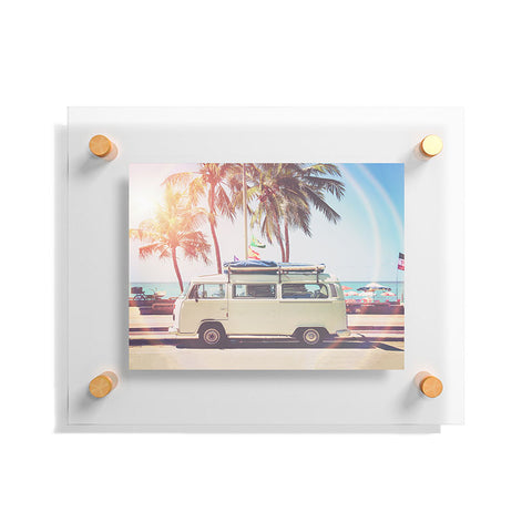 Sisi and Seb Camper Van Floating Acrylic Print