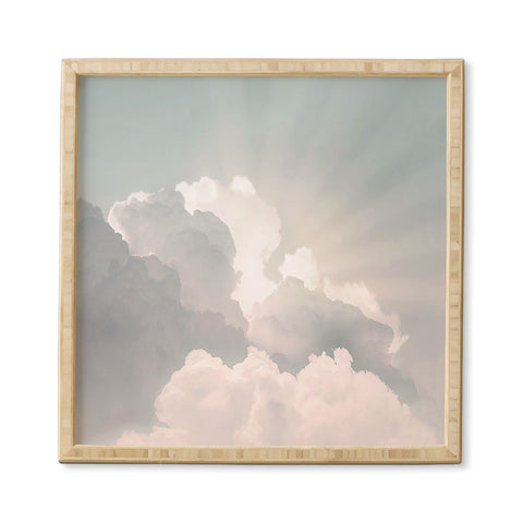 Sisi and Seb Clouds And Sun Rays Framed Wall Art