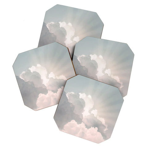 Sisi and Seb Clouds And Sun Rays Coaster Set