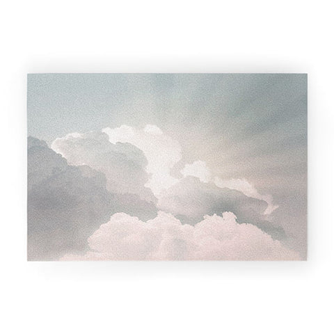 Sisi and Seb Clouds And Sun Rays Welcome Mat