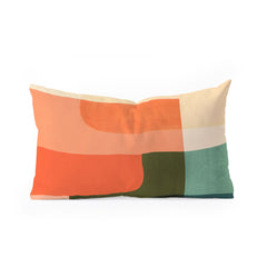 Sisi and Seb Color play Oblong Throw Pillow