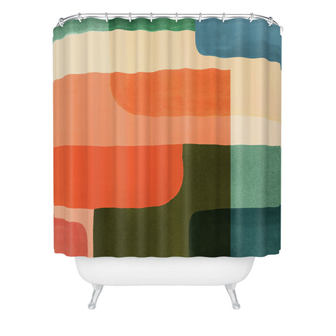 Sisi and Seb Color play Shower Curtain