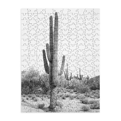 Sisi and Seb Desert Cactus BW Puzzle