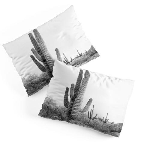 Sisi and Seb Desert Cactus BW Pillow Shams