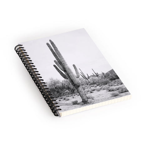 Sisi and Seb Desert Cactus BW Spiral Notebook