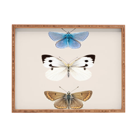 Sisi and Seb English Butterflies Rectangular Tray