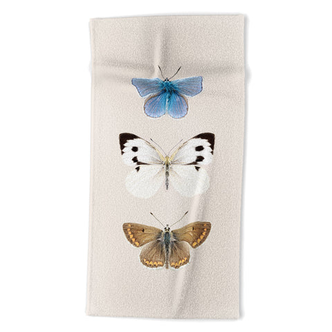 Sisi and Seb English Butterflies Beach Towel