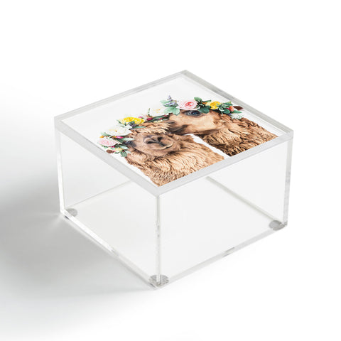 Sisi and Seb Flowers in her hair Acrylic Box