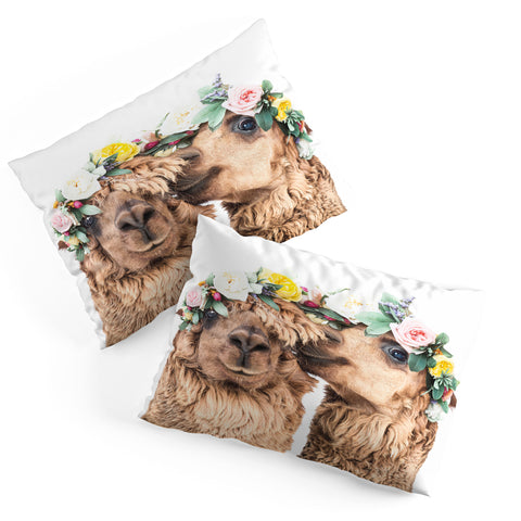 Sisi and Seb Flowers in her hair Pillow Shams