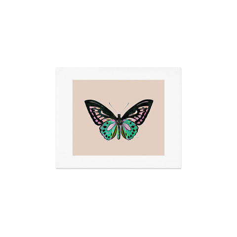 Sisi and Seb Funky Butterfly Art Print