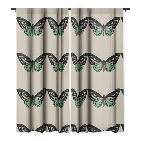 Sisi and Seb Funky Butterfly Blackout Window Curtain