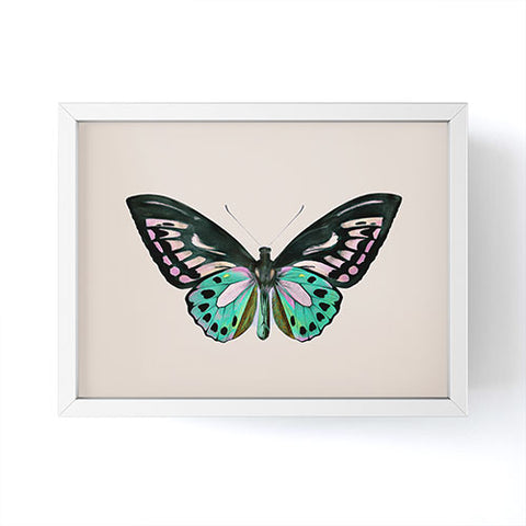 Sisi and Seb Funky Butterfly Framed Mini Art Print