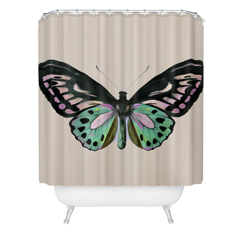 Sisi and Seb Funky Butterfly Shower Curtain