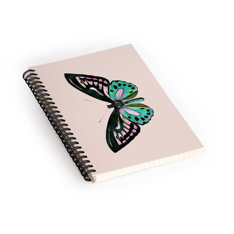 Sisi and Seb Funky Butterfly Spiral Notebook
