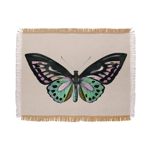 Sisi and Seb Funky Butterfly Throw Blanket