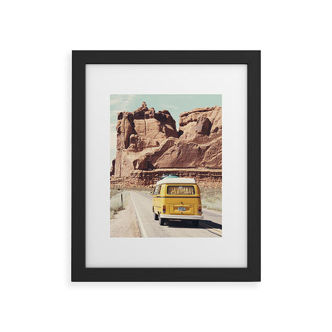 Sisi and Seb Going on a road trip Framed Art Print