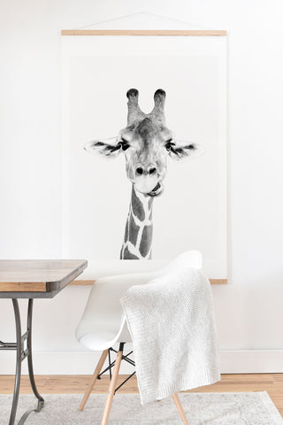 Sisi and Seb Happy Giraffe Art Print And Hanger