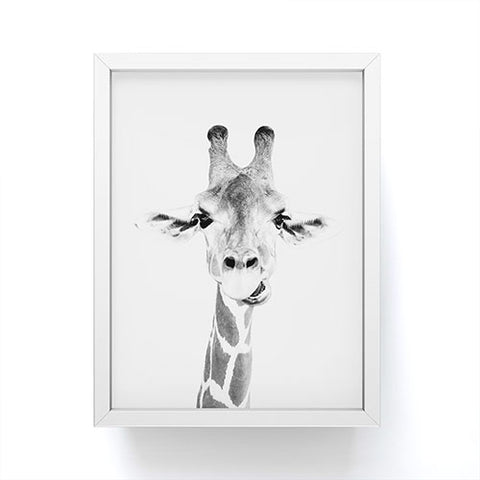 Sisi and Seb Happy Giraffe Framed Mini Art Print