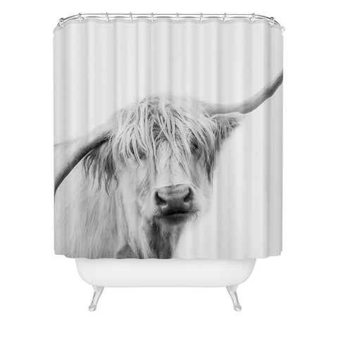 Sisi and Seb Hey Cow Shower Curtain