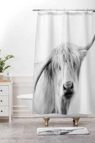 Sisi and Seb Hey Cow Shower Curtain And Mat