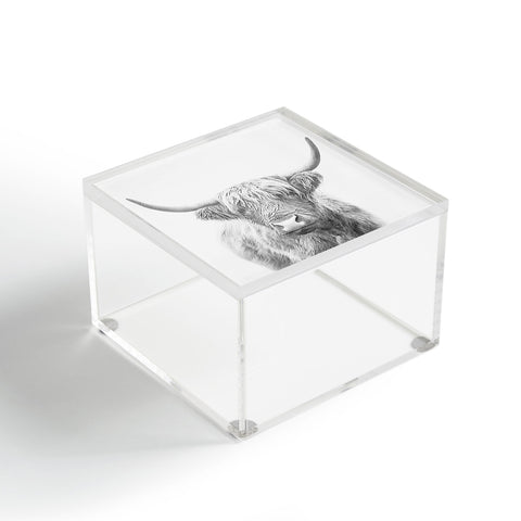 Sisi and Seb Highland Bull Acrylic Box