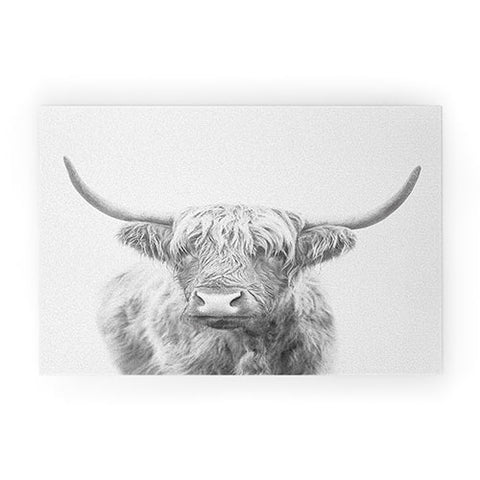Sisi and Seb Highland Bull Welcome Mat