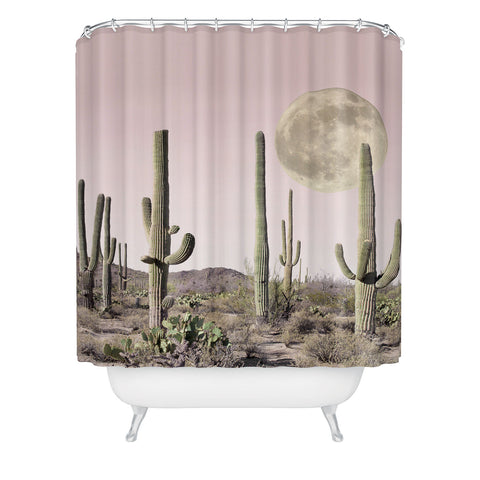 Sisi and Seb In the desert Shower Curtain