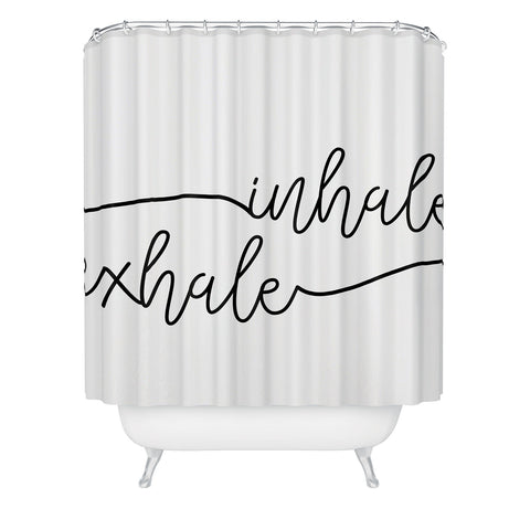 Sisi and Seb INHALE x EXHALE Shower Curtain