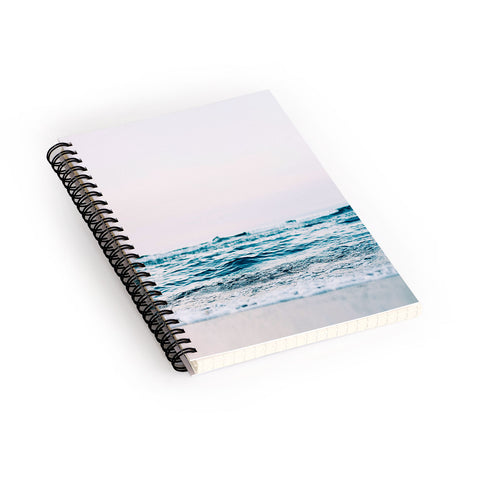 Sisi and Seb Minimalist Ocean Spiral Notebook