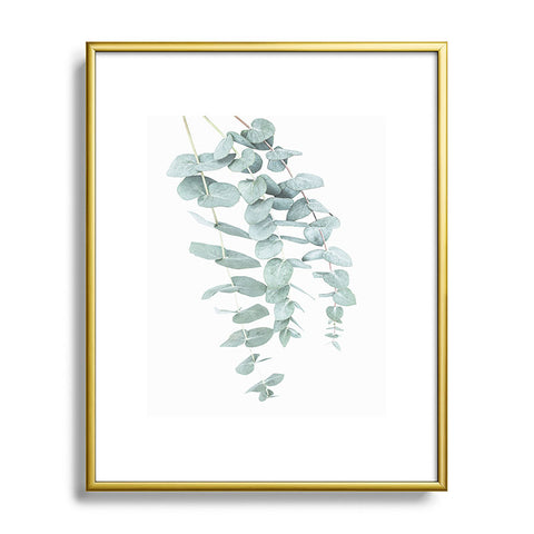 Sisi and Seb Mint Eucalyptus II Metal Framed Art Print