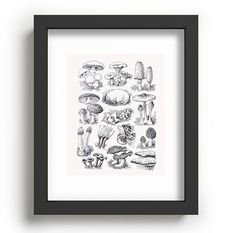Sisi and Seb Mushroom Collection I Recessed Framing Rectangle