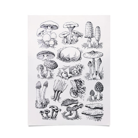 Sisi and Seb Mushroom Collection I Poster