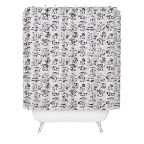 Sisi and Seb Mushroom Collection I Shower Curtain