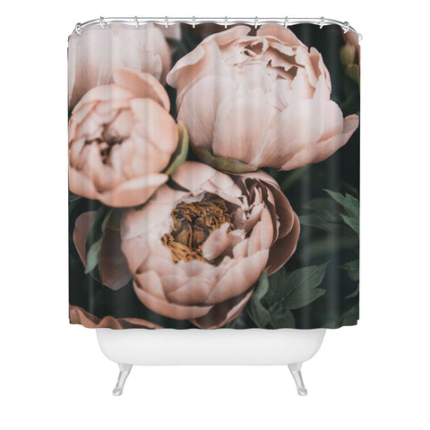 Sisi and Seb Pastel Peony Shower Curtain
