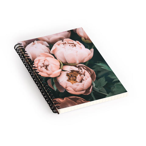 Sisi and Seb Pastel Peony Spiral Notebook