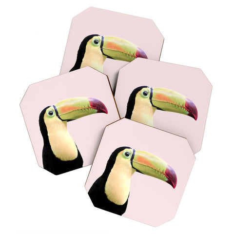 Sisi and Seb Pastel toucan Coaster Set