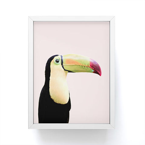 Sisi and Seb Pastel toucan Framed Mini Art Print