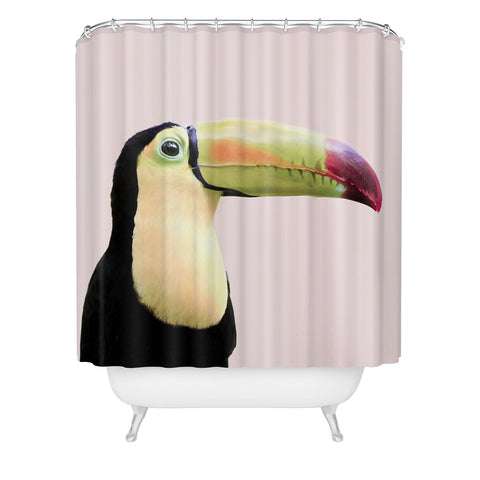 Sisi and Seb Pastel toucan Shower Curtain